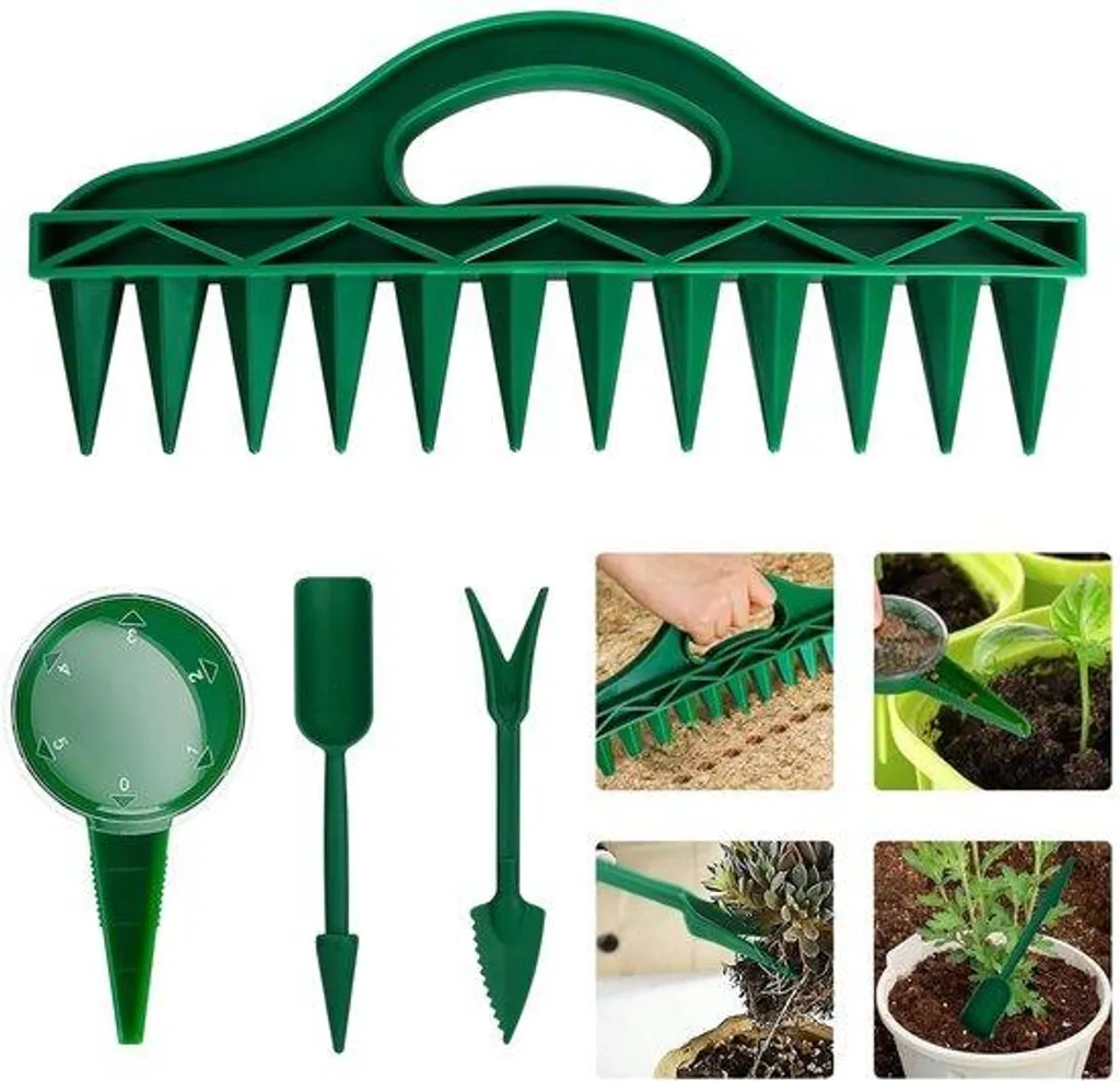 Semis Réussis sans Effort avec ce Lot de Jardinage Manuel Ergonomique
