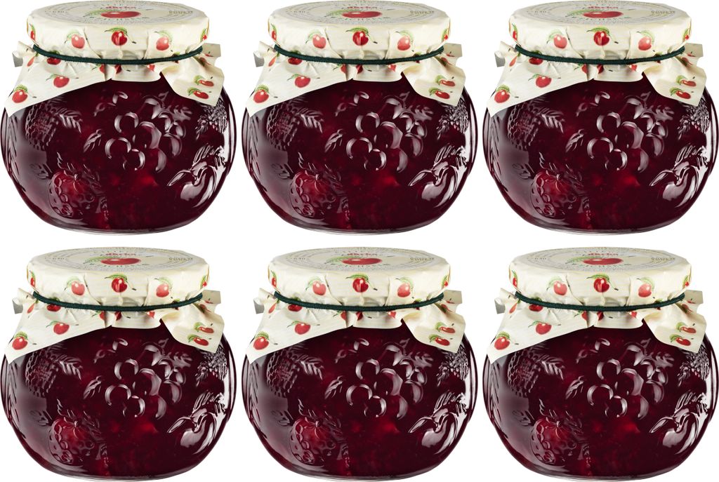 Food-United SAUERKIRSCHE-WEICHSEL KONFITÜRE EXTRA 6x 640g Produktbild 