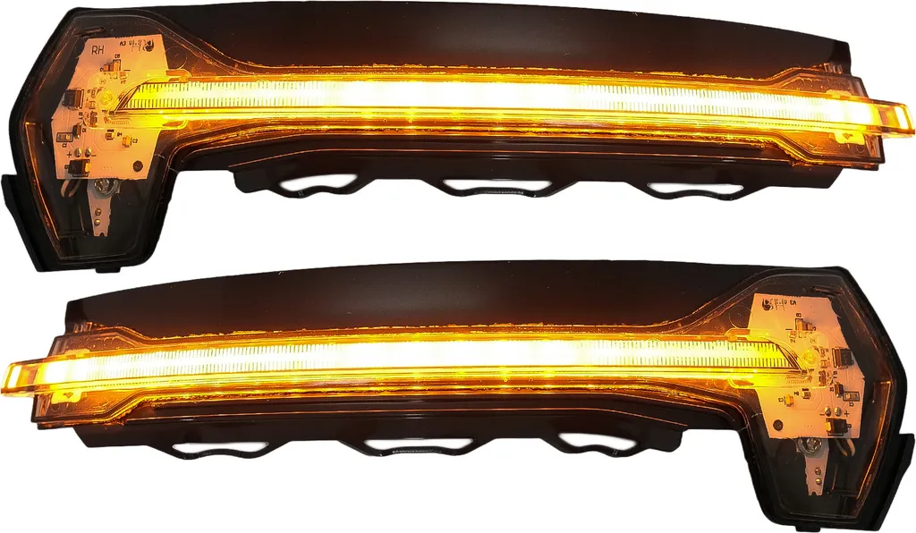 Rétroviseurs LED dynamiques Audi A3 S3 8V RS3 Noir : visibilité LED