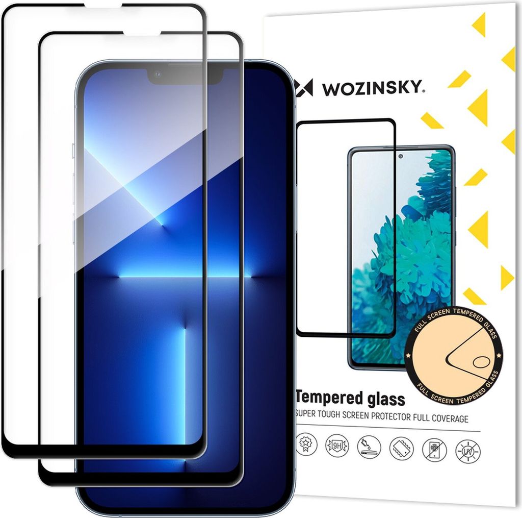 2 x 5D Schutz Glas kompatibel mit iPhone 13 Pro Max Panzer Folie mit Rahmen Vollständig Klebend und Abdeckung