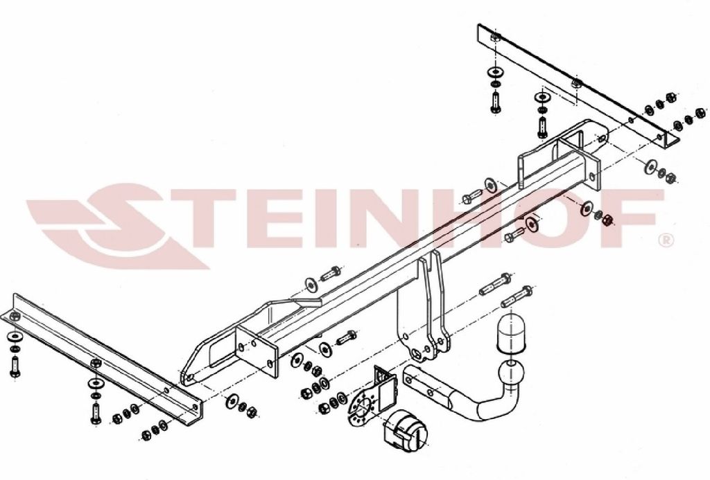 Z547386 Anhängerkupplung passend für OPEL Astra IV (J) 11/2010-01/2016 starr