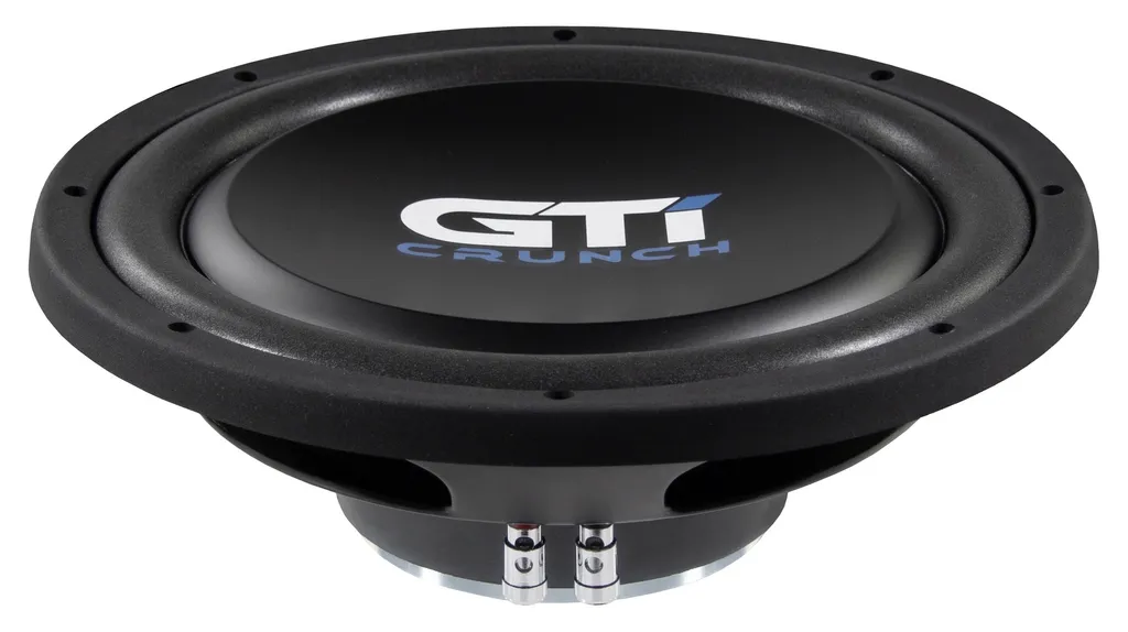 Haut-parleur de Graves 30cm Crunch GTI124 - Subwoofer Slim pour Voiture