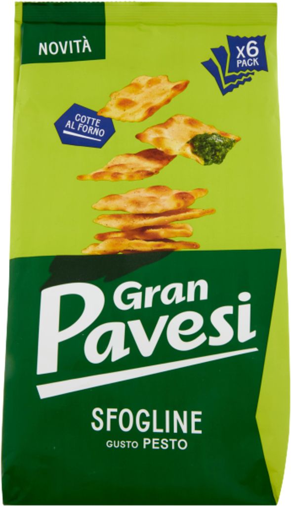 Craquelins au pesto, marque Sfogline, poids net : 180g, Image du produit 