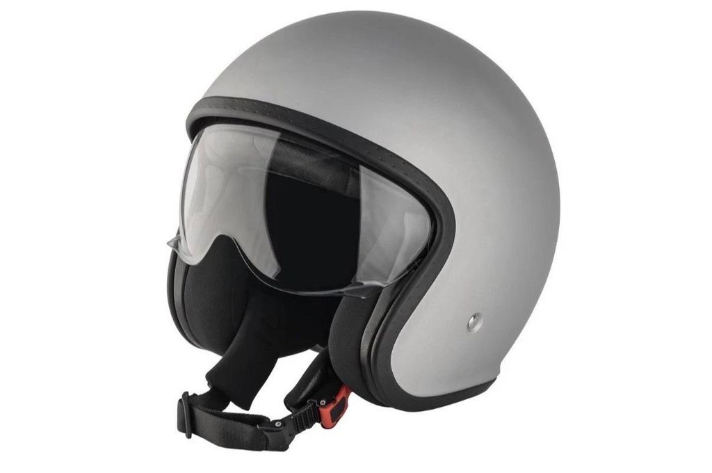 ULTIMATE SPEED® Jethelm, mit Visier, Gr. S (Silber-grau Produktbild 