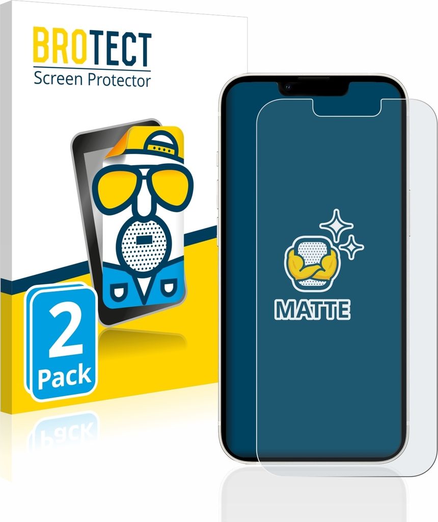 2x BROTECT Schutzfolie für Apple iPhone 13 / 13 Pro Produktbild 