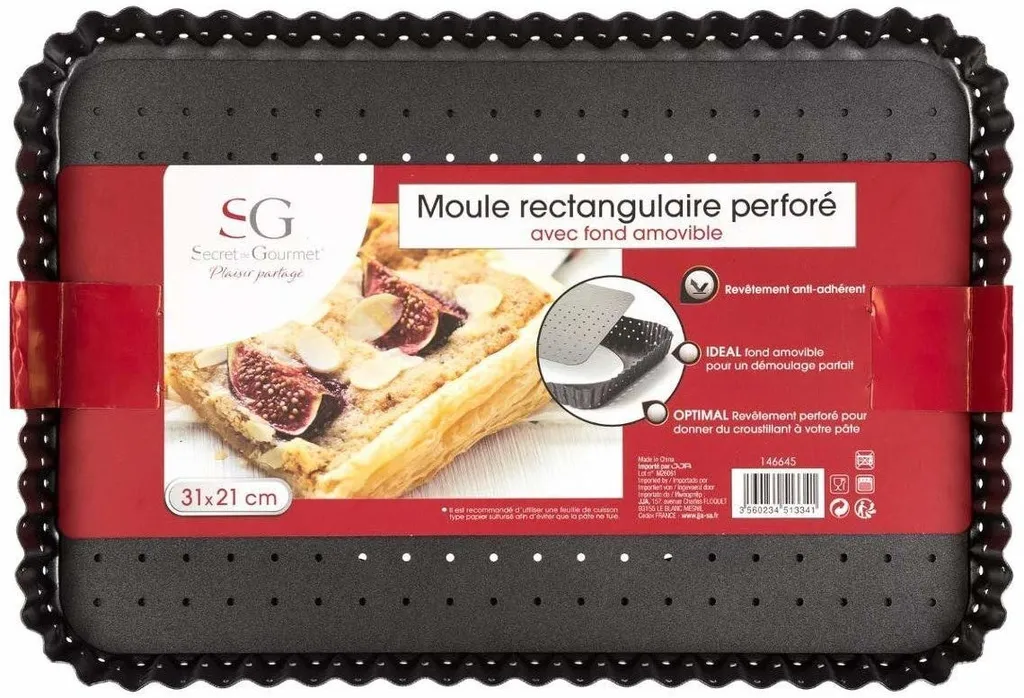 Moule rectangulaire anti-adhésif en métal 31cm 5five Simple Smart - 2