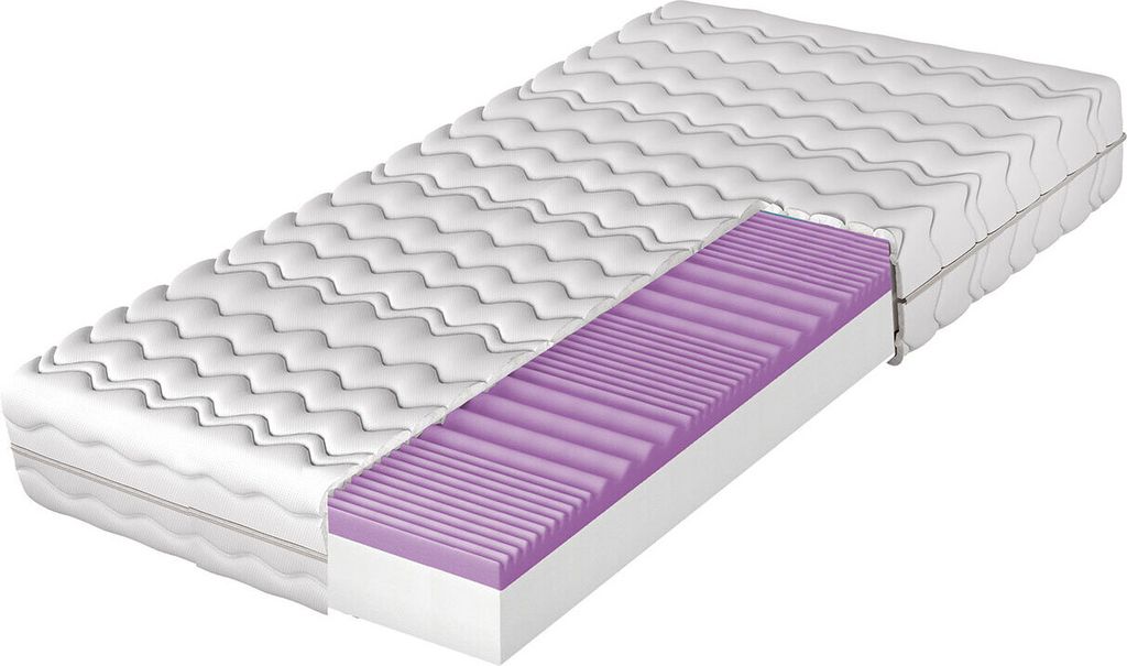 MIRJAN24 Beidseitige Matratze Caress 13 cm, Schaumstoffmatratze, Schaumstoff, Schlafzimmer (Liegefläche: 100x200 cm)