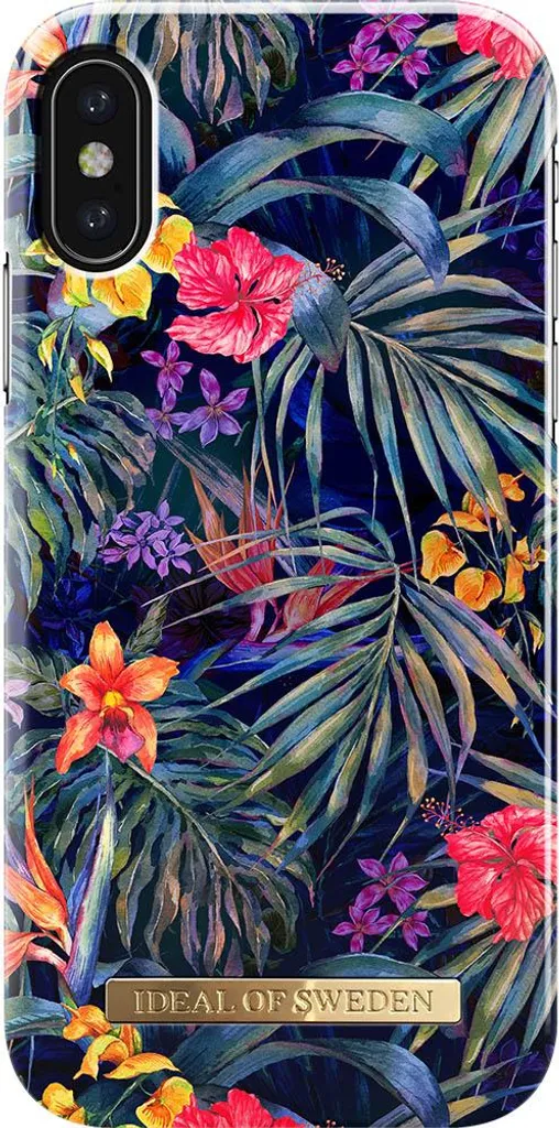 Protection iPhone X XS Coque Tendance Tropicale pour Soirée et Bureau