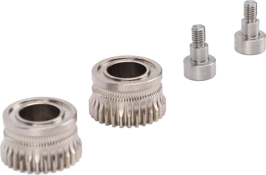 Extruder Zahnradsatz Satz gehärtetem Stahl Ni plattiert alle Metall hohe Härte Ersatz für K1 Maximum 3D Drucker Teile