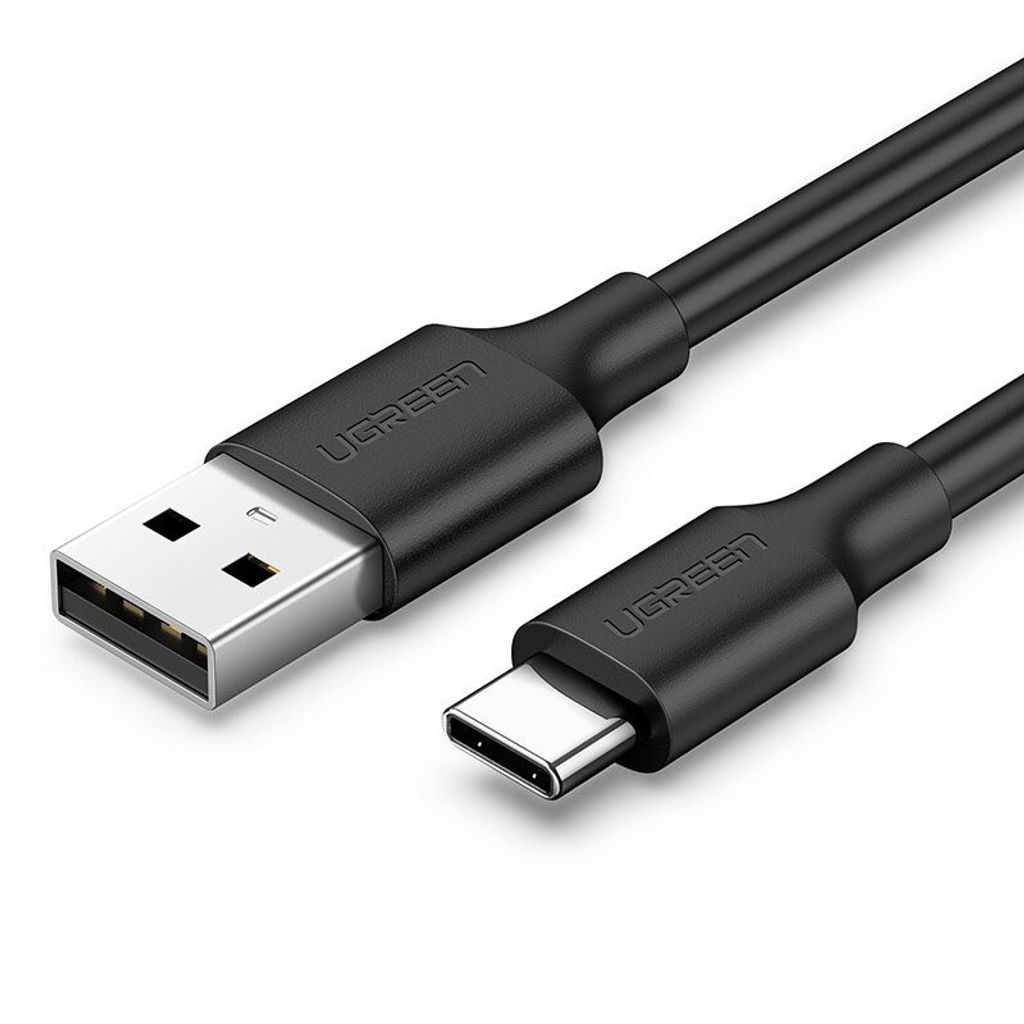 Ugreen 1m USB-A auf USB-C 2A Schnelles Ladekabel in Schwarz Produktbild 