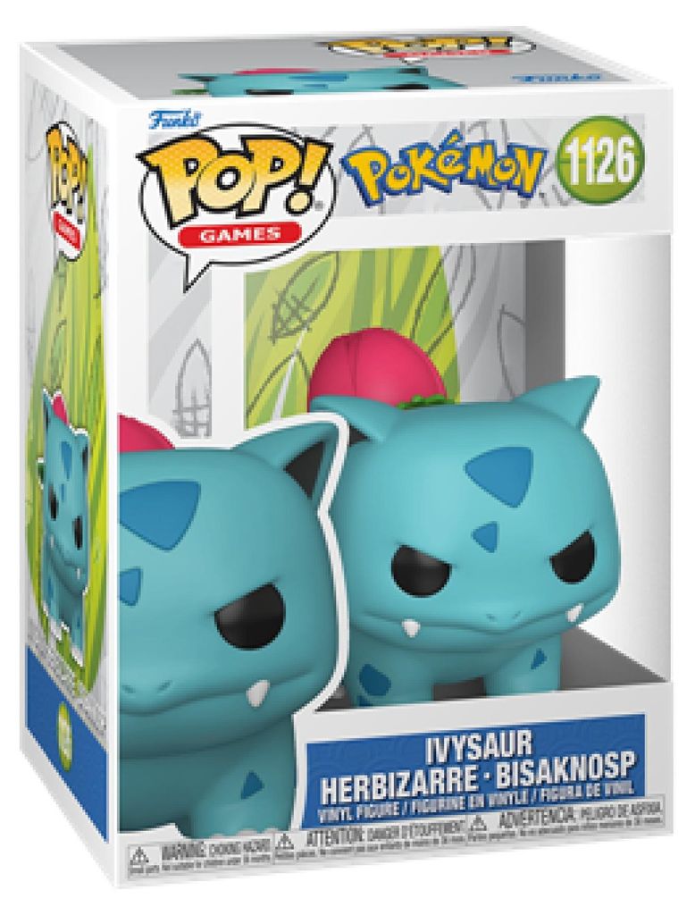 Funko Pop! Games: Pokémon - Ivysaur - Vinyl-Sammelfigur Produktbild 