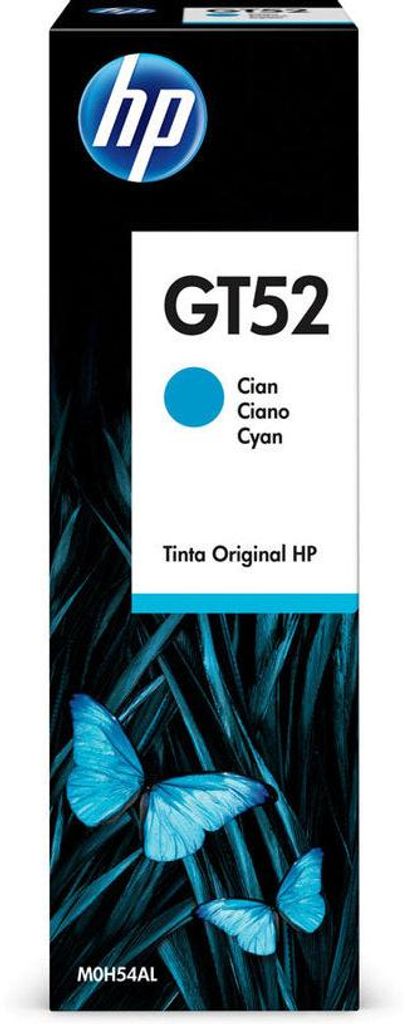 HP Butelka z oryginalnym błękitnym atramentem GT52, Zdjęcie produktu 