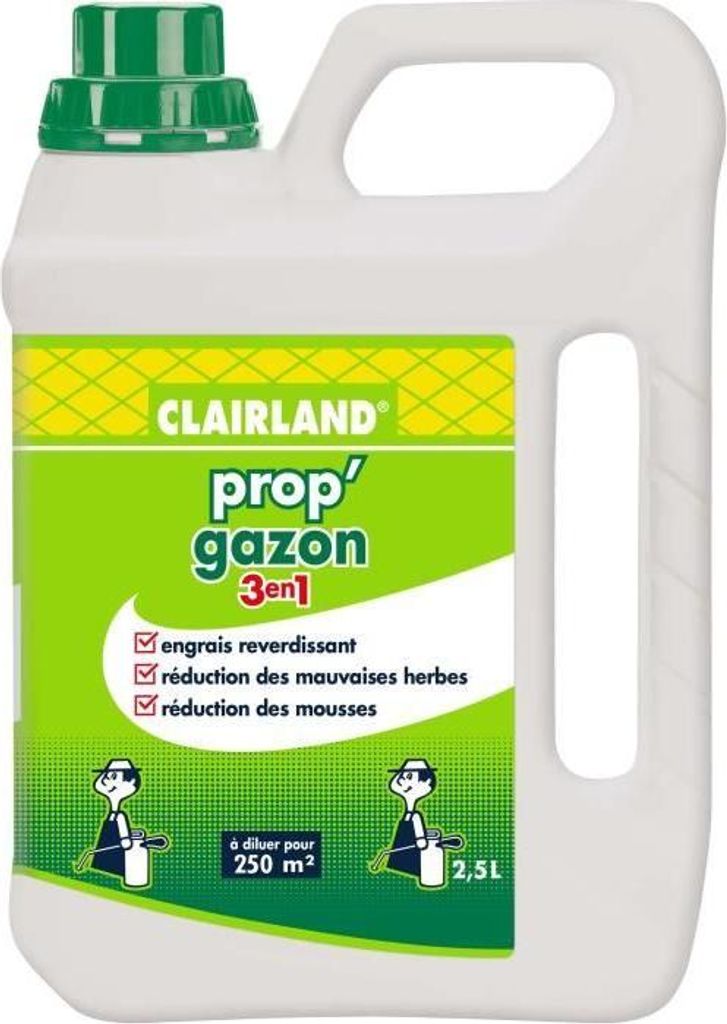 Concime liquido per prati, CLAIRLAND Prop'Gazon 3 in 1, Immagine del prodotto 