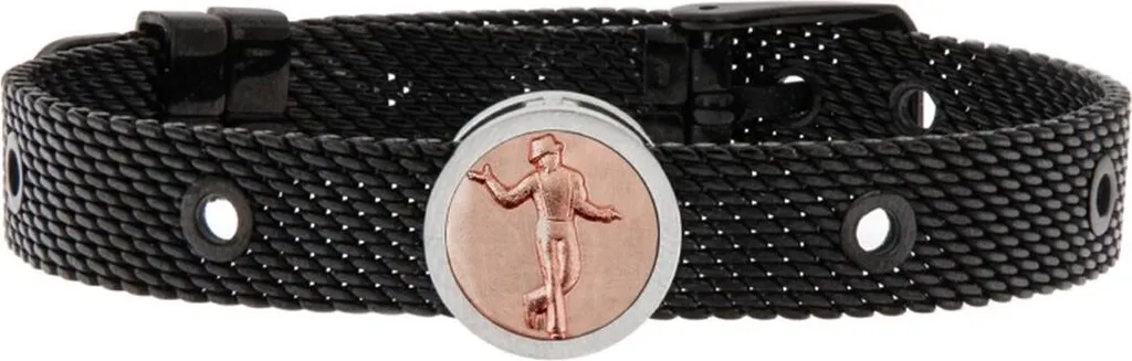 Talent Jewels TJA-3-17-02-2-215 Bracciale Nero Uomo - Design Esclusivo