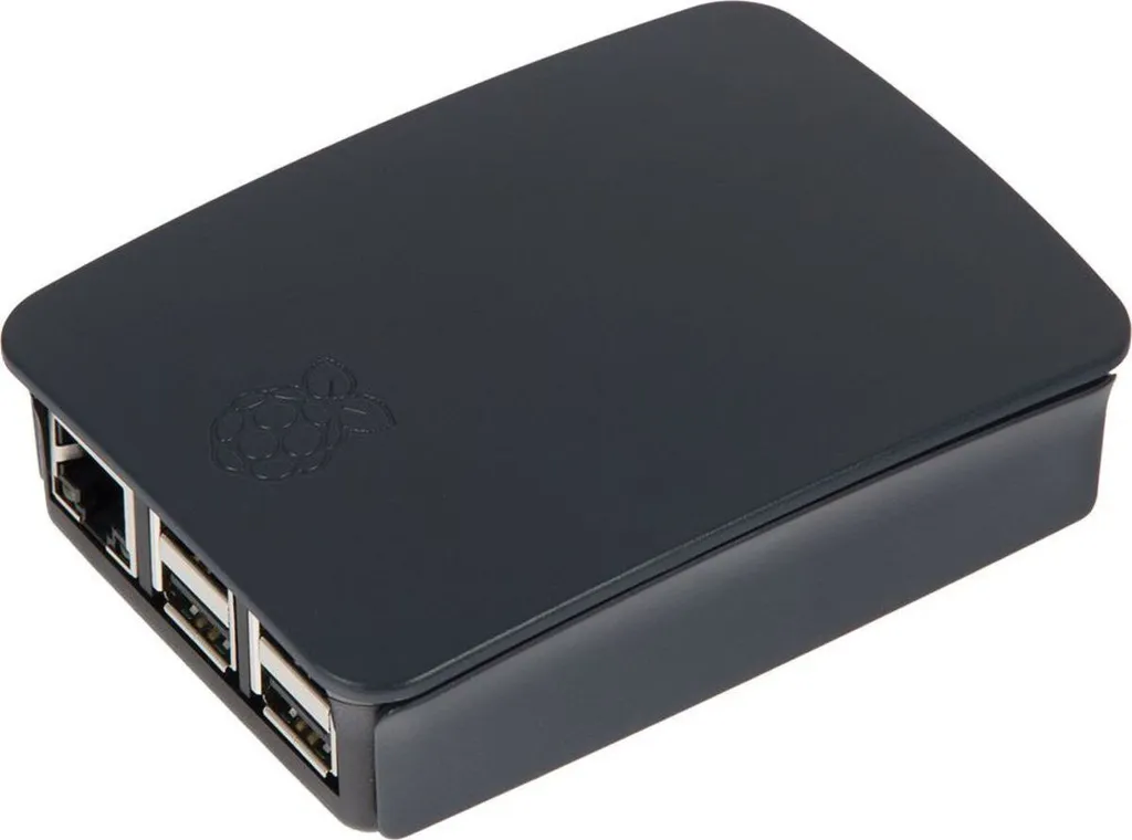 Coque de Protection Noire pour Raspberry Pi 3, 2 et B+ Haute Qualité