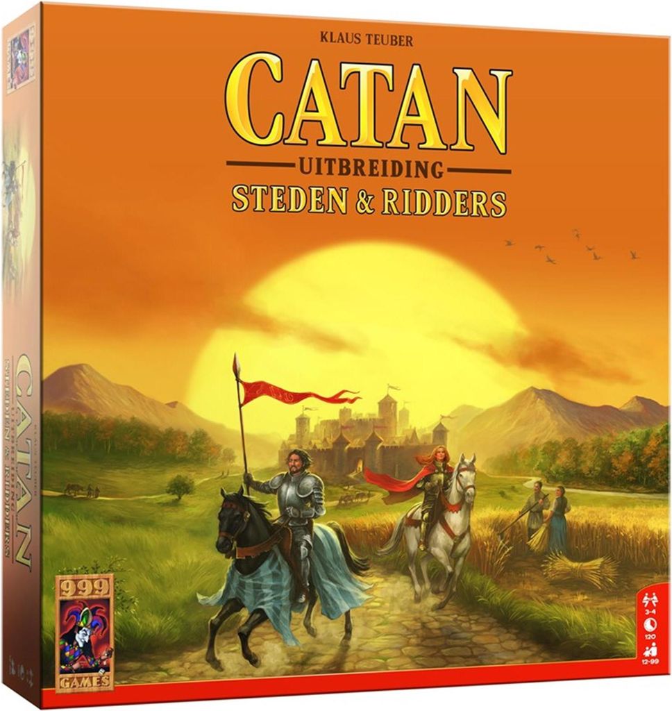 999 Games Catan: Steden en Ridders, Brettspiel-Erweiterung, 12 Jahr(e), 120 min