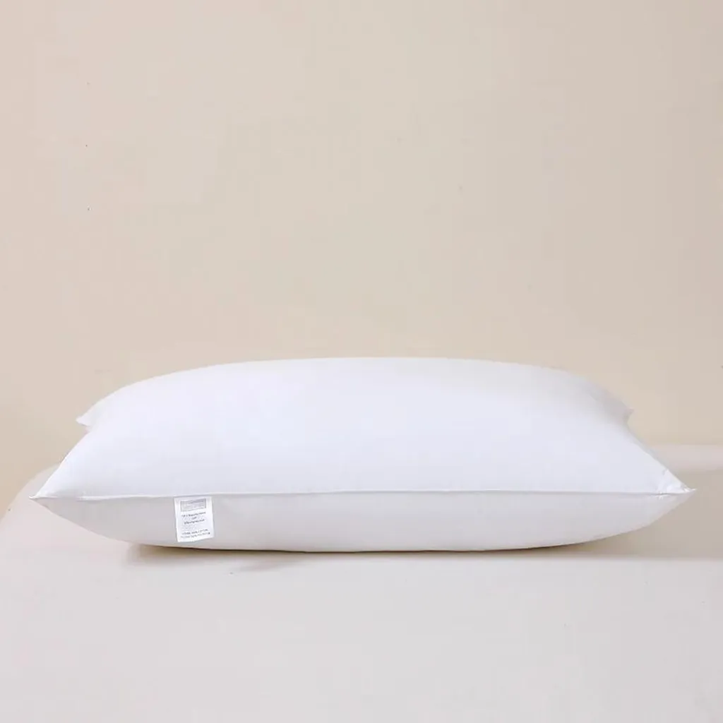 Oreiller rectangulaire 48x74 cm microfibre et enveloppe 100% coton