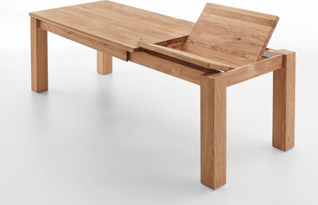 RELITA - Esstisch Rolf 160 x 90 Wild Eiche massiv geölt Produktbild 6