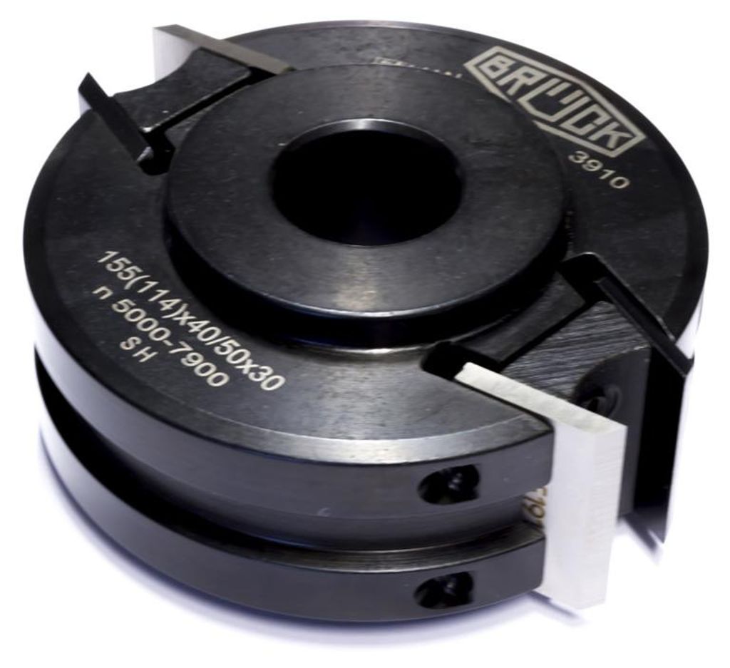 BRÜCK UNI-Solokopf f. 40 und 50 mm 114 x 40/50 x 30 mm Z 2 - Stahl | 3910