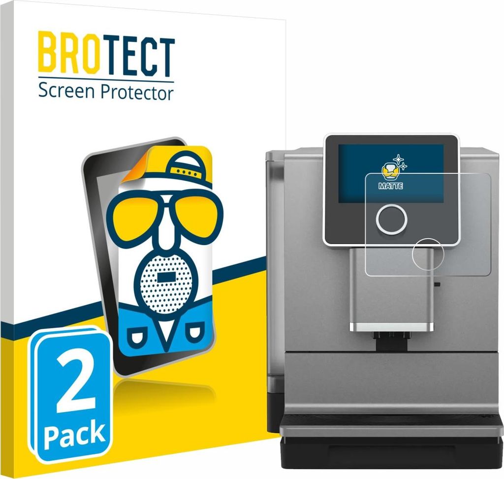 2x BROTECT Schutzfolie für Nivona NICR 970 Displayschutz Displayschutzfolie Folie Matt Entspiegelungsfolie