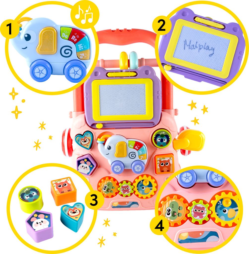 Malplay Laufernwagen Lerntaffel Interactive Zeichentisch Produktbild 5