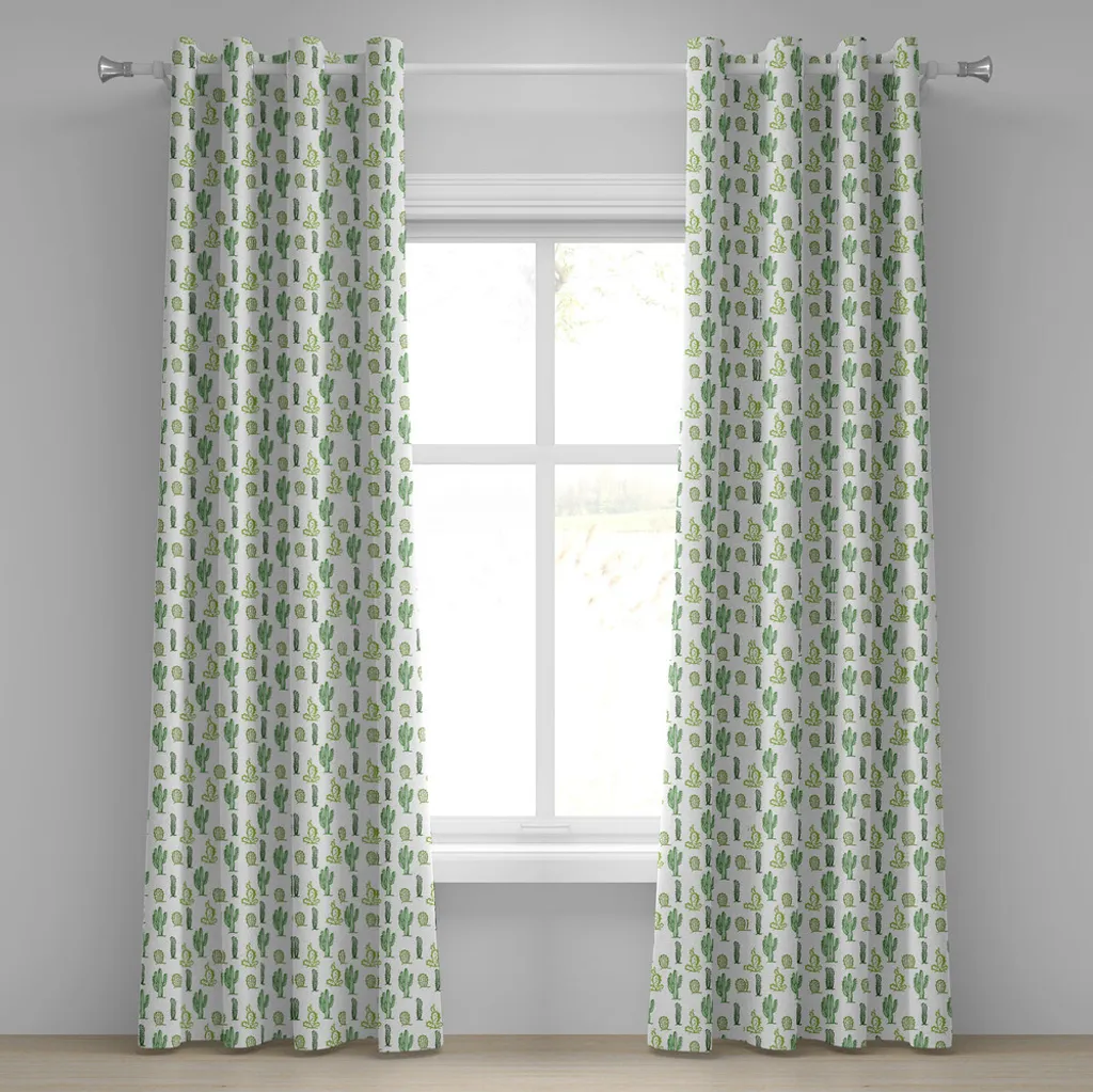 Tende Design Messicano ABAKUHAUS - Cactus Verde Felce 280x175cm