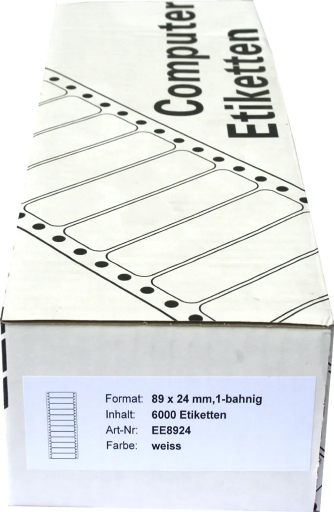 Étiquettes pour adressage 89x36 mm Kores 1 piste pour envois groupés pro