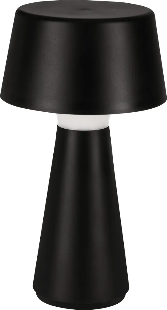 Eglo HUESA 75796 Lampada Tavolo LED Nera IP44 | Ricaricabile USB-C