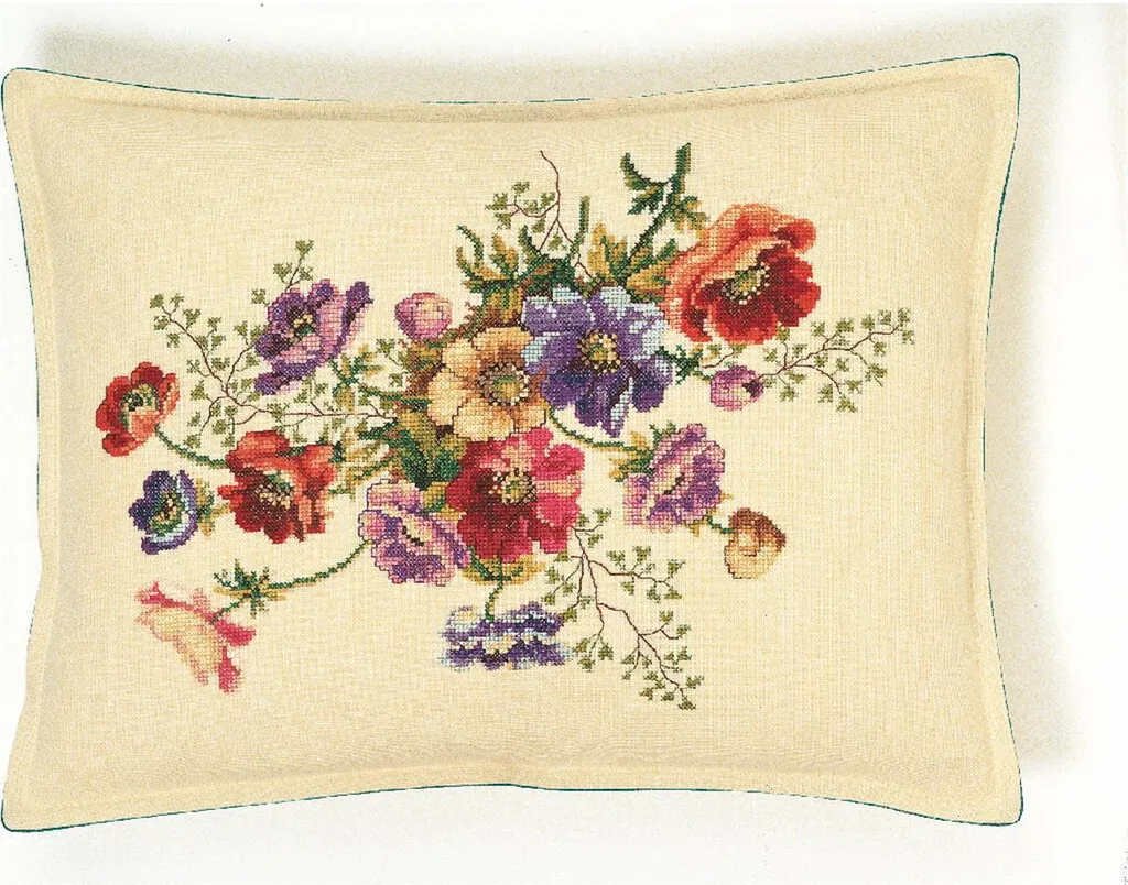 Kit Punto Croce Eva Rosenstand 42-263 Crown Anemone - 35x45 cm