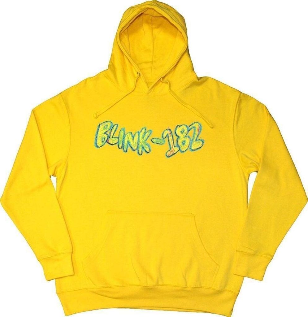 Blink-182 Crayon Yellow XL Hoodie