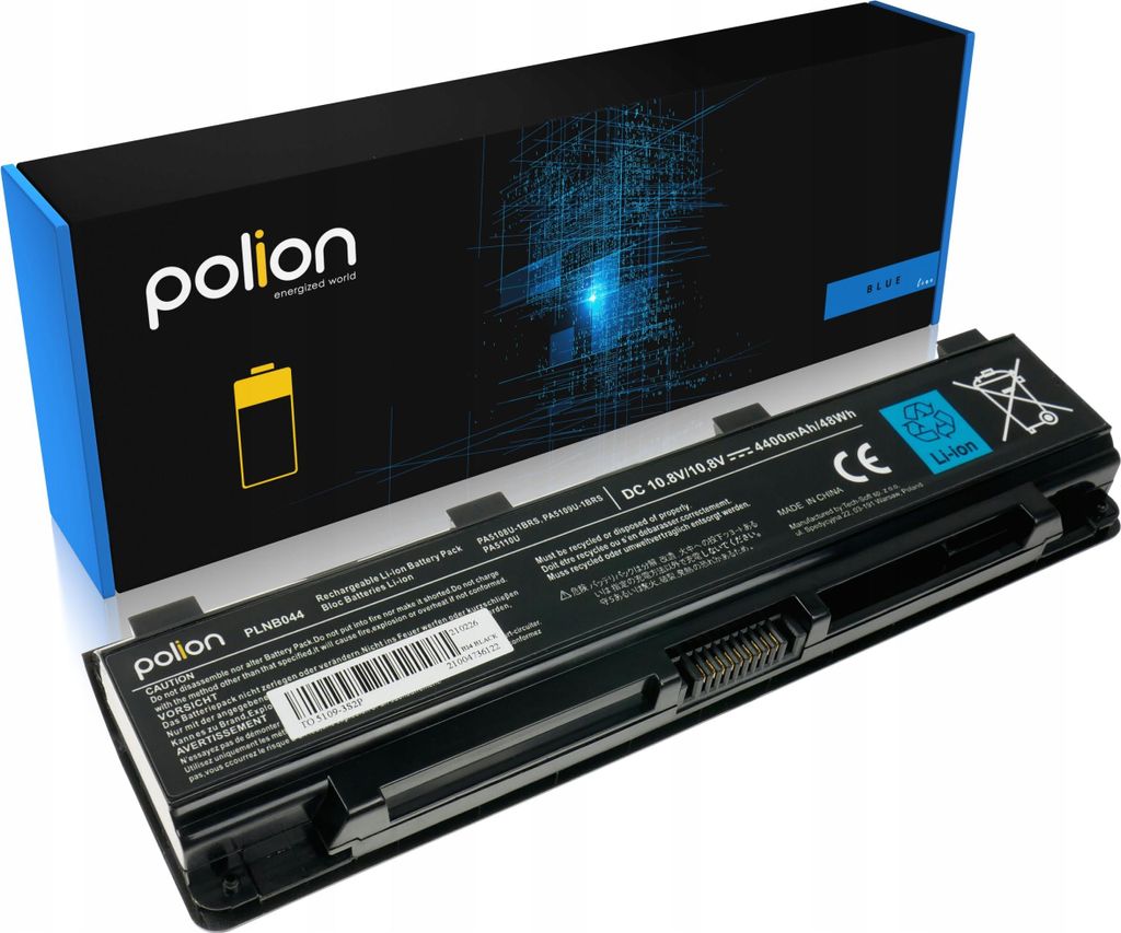 POLION Laptop-Batterie für TOSHIBA PA5109U-1BRS