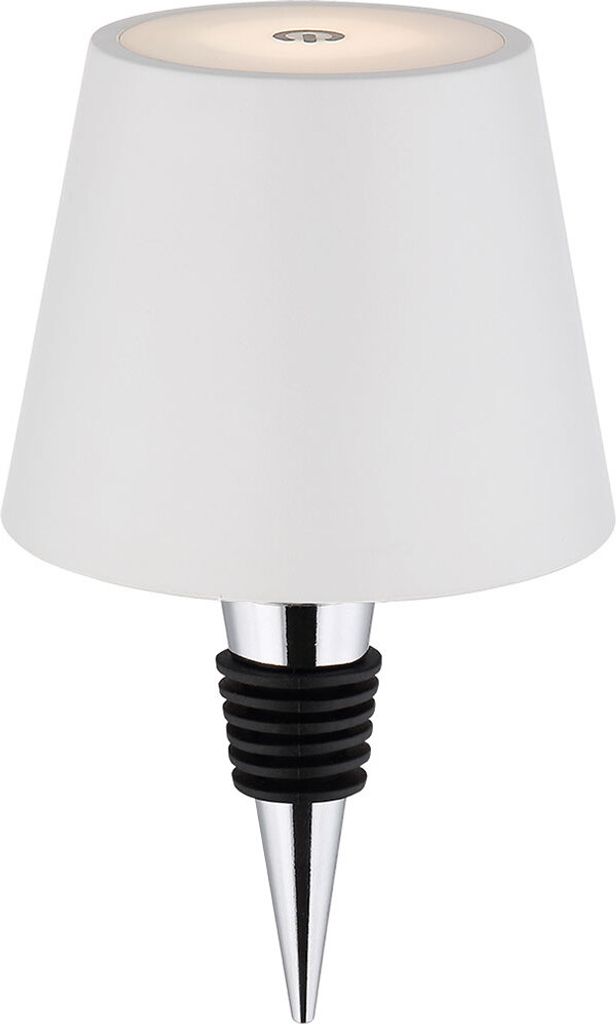 GLOBO 58488W VANNIE I Tischleuchte Metall weiß matt, LED