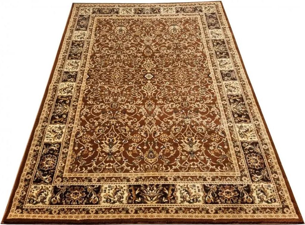 Orientteppich 150x300 cm LUCHO - braun / gemustert