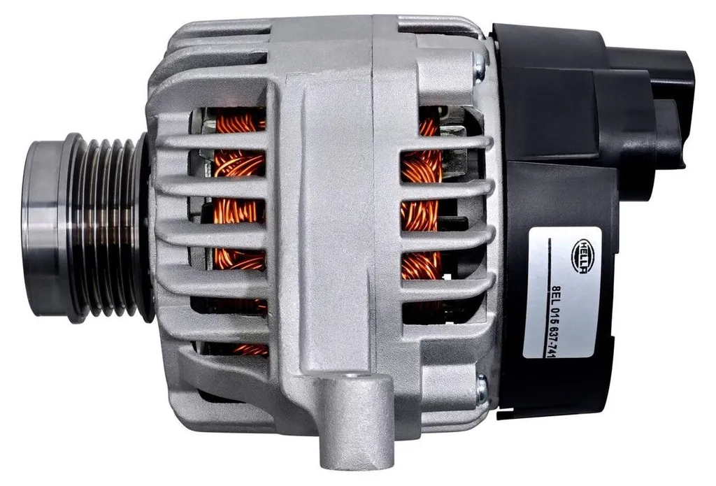Alternateur de charge 120 Ampères HELLA pour système électrique FIAT PANDA