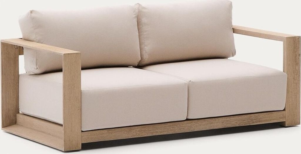 2-Sitzer-Sofa Ambra 174 x 85 x 77 cm Akazienholz Polyurethanschaum Gewebe