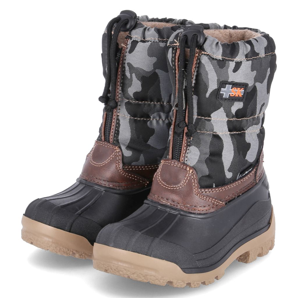 Winterstiefel, 221-011: Deutsch:31, Color:grau-kombi