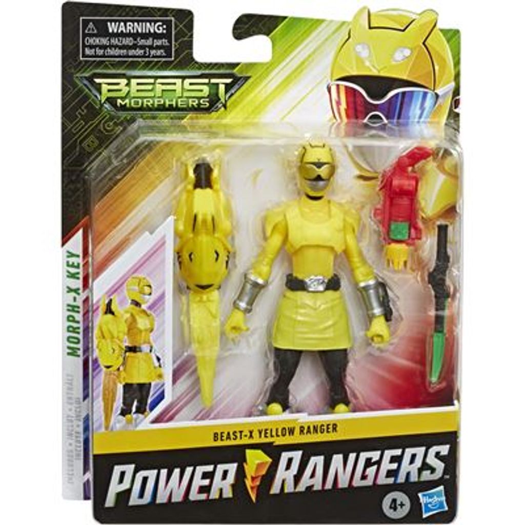 Hasbro E5915EU44; E8637EU40 - PRG 6IN BMR YELLOW RANGER BEAST X MODE
