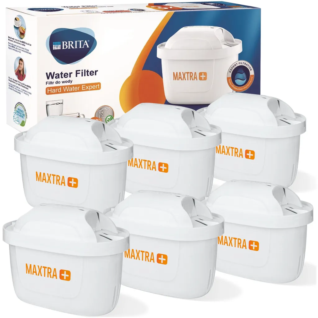 Cartouches Brita Maxtra Plus Hard Water Expert Pack 6 Filtres Eau Calcaire
