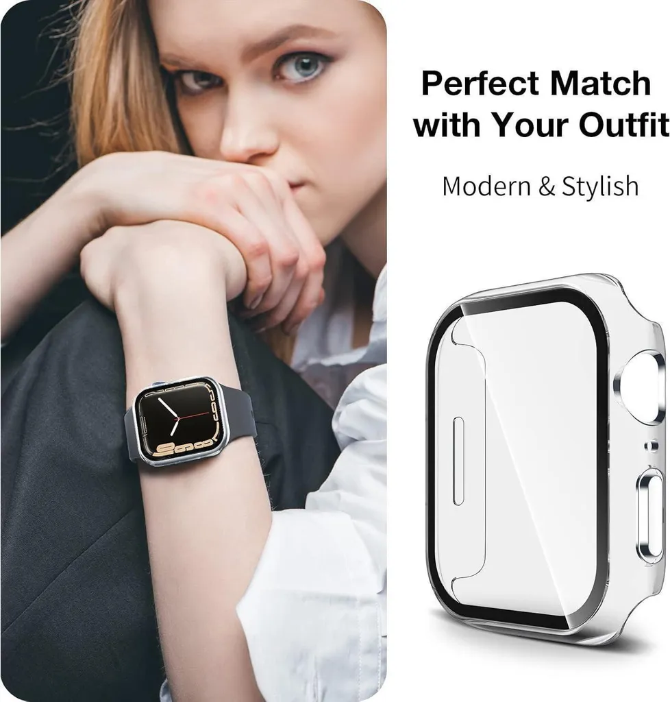 Protection Écran HD Apple Watch 41mm Résistante aux Rayures x2 - 7