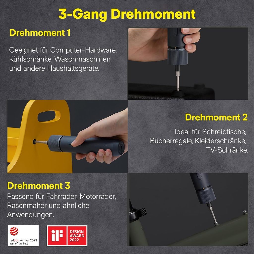 122-teiliges Bit-Set Für Bohrmaschine & Schraubendreher – Magnetisch, Mit Aufbewahrungsbox & Schraubendreher