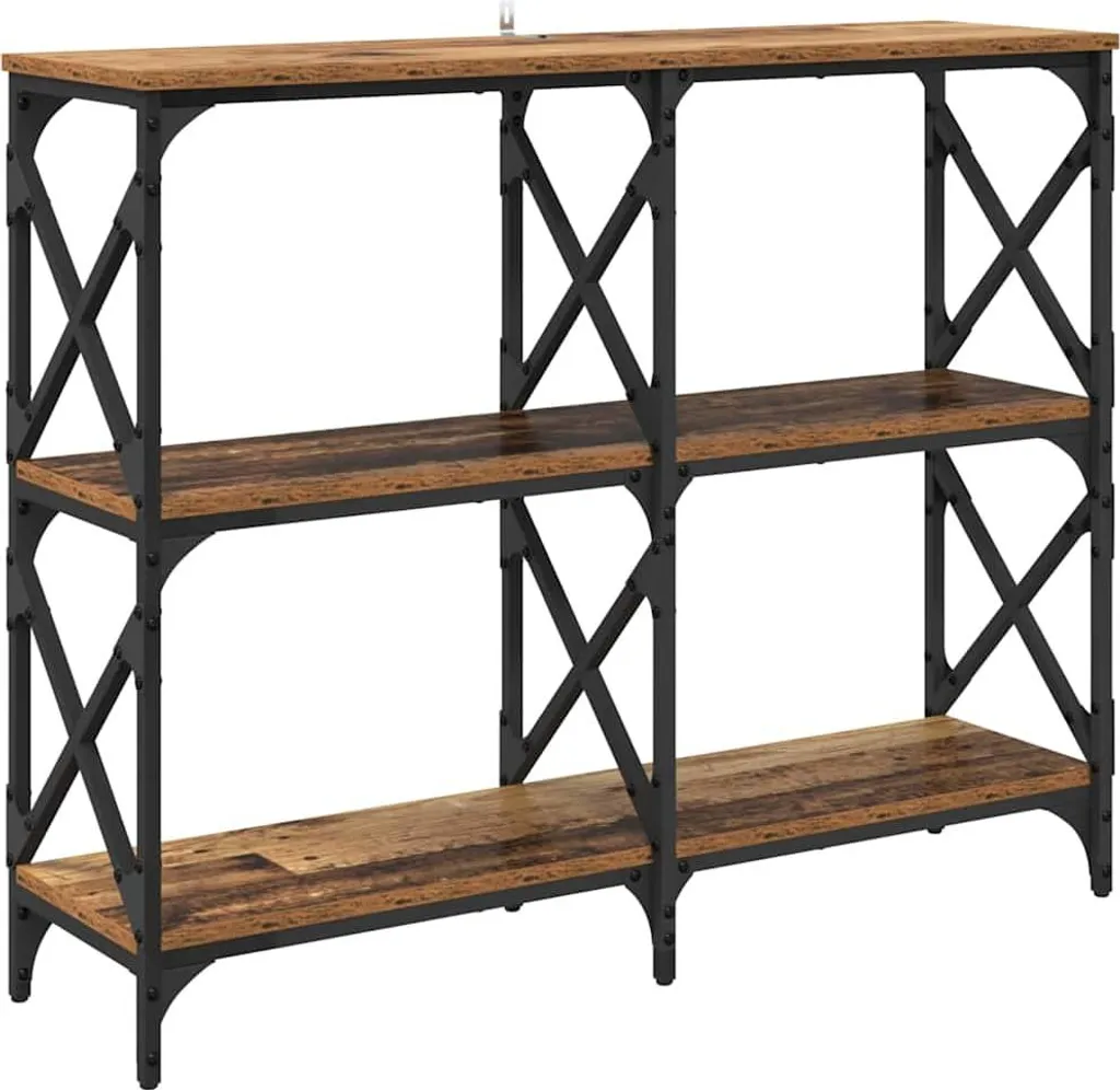 Consolle Slim SYFAX™ 100x28x80,5 cm - Mobile Ingresso Legno Massiccio