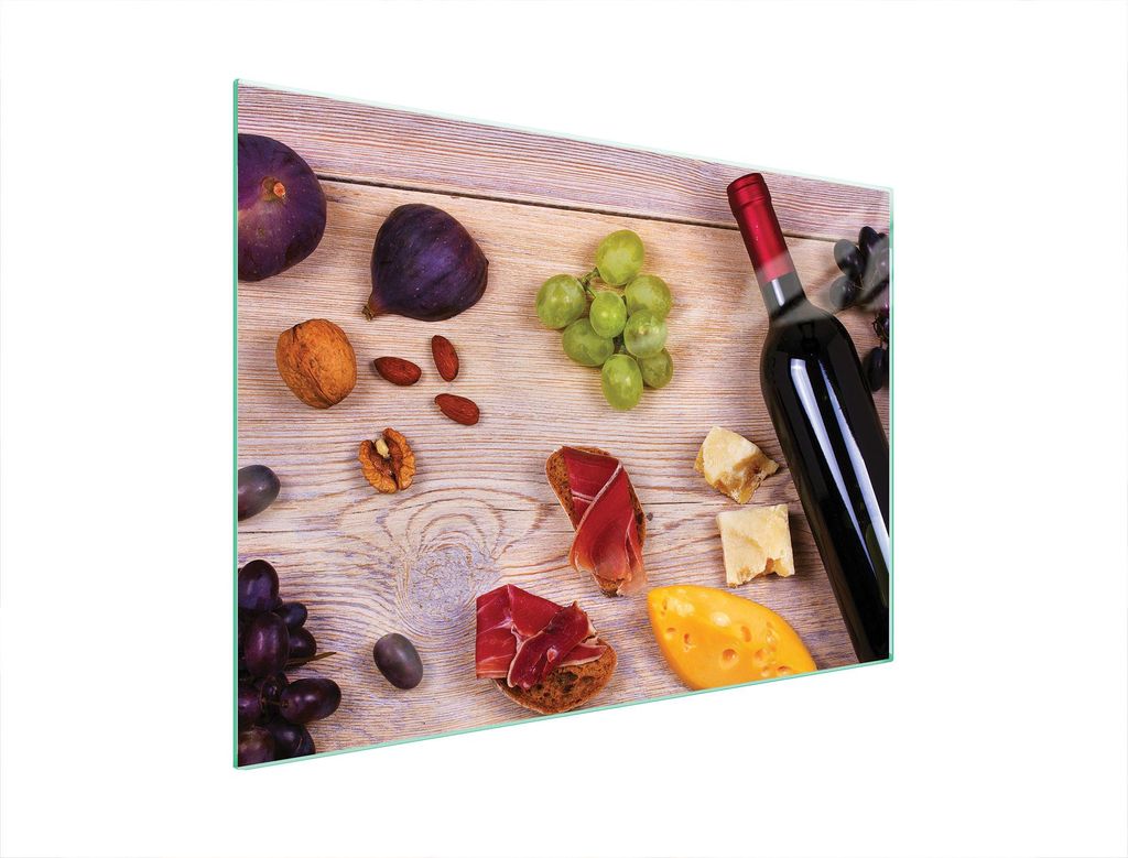 Glas-Schutzplatte Für Herd 70X52 Lebensmittel