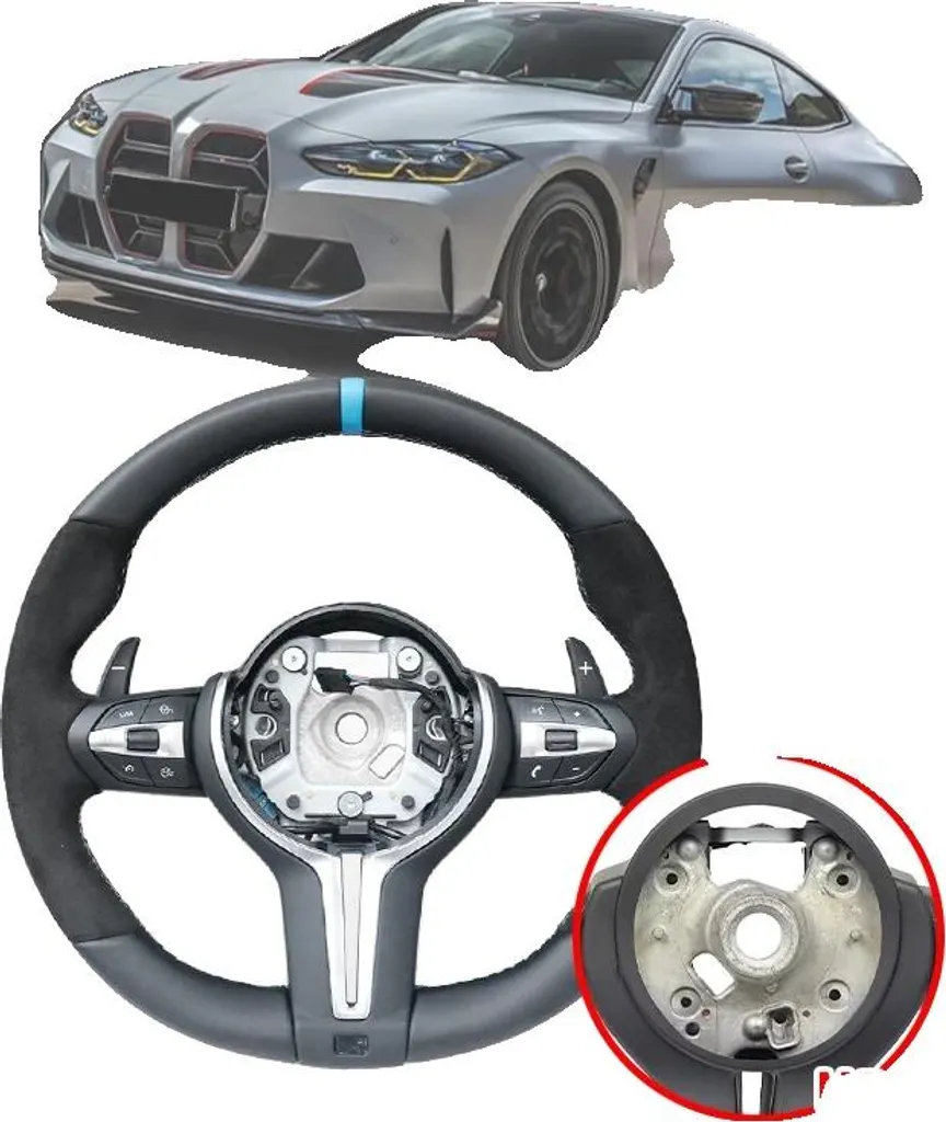 Remplacer un volant usé par ce modèle en cuir pour voitures de luxe