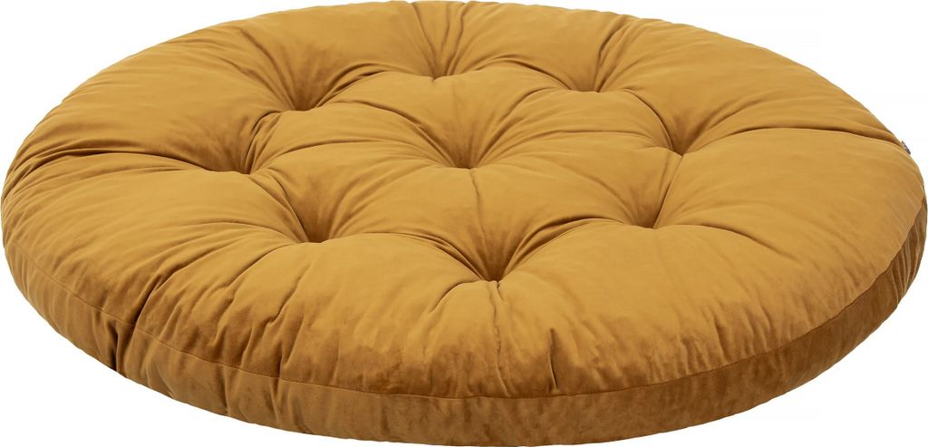 Bjird Hängesessel Kissen, Auflage für Papasansessel - 92x92 cm, Gelb - Polster, Sitzkissen, Hängeschaukel, Hängekorb