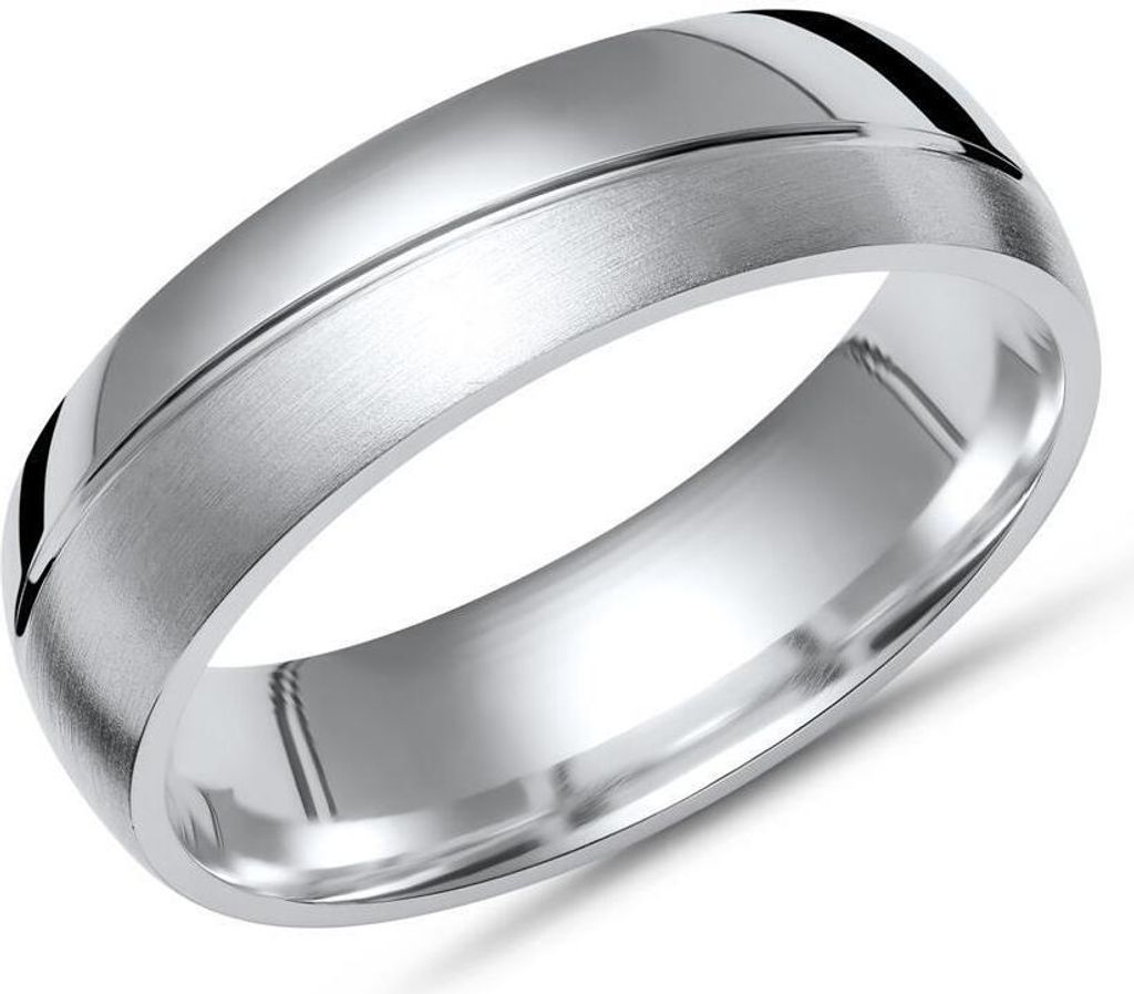 Unique Silberring 925 Sterling Silber teilpoliert 6mm breit R8519