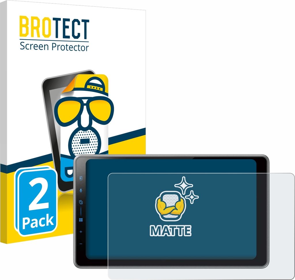 2x BROTECT Schutzfolie für Pioneer SPH-DA97DAB Displayschutz Displayschutzfolie Folie Matt Entspiegelungsfolie