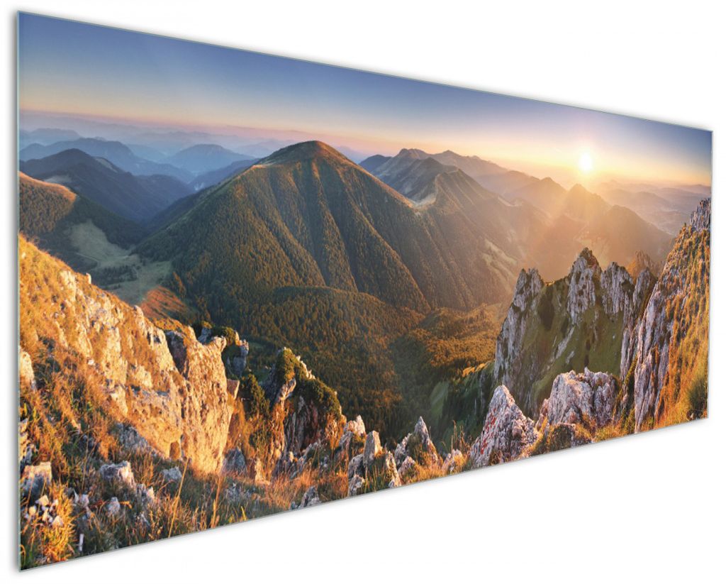 Wallario Küchenrückwand aus Glas, Größe: 125 x 50 cm, Produktbild 