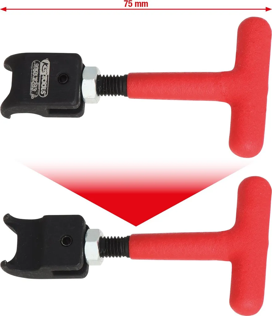 Outil KS Tools pour collier HENN avec tête profilée haute précision