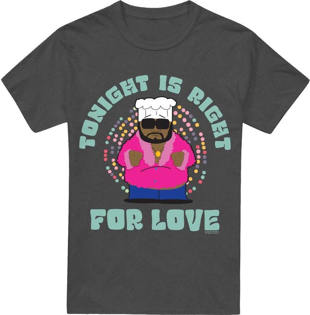 South Park - "Tonight Is Right" T-Shirt für Herren/Damen Uni, meliert TV15381 (3XL) (Holzkohle)