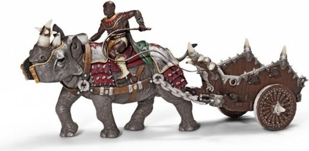 schleich Gladiator Mit Kampfnashorn, 3 Jahr(e), Mehrfarbig, Kunststoff